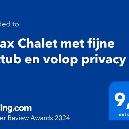 شاليه Vintage Relax Met Fijne Hottub *